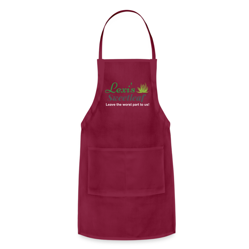 Adjustable Apron - burgundy