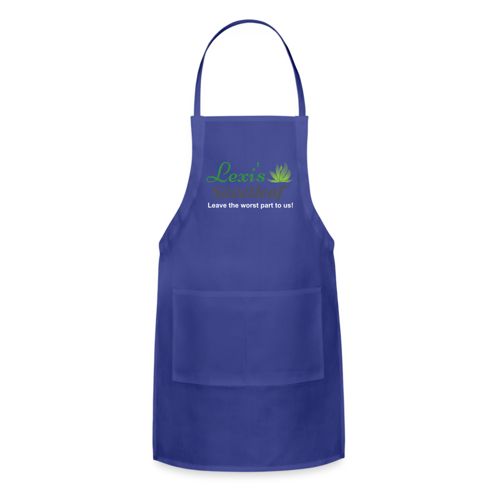 Adjustable Apron - royal blue