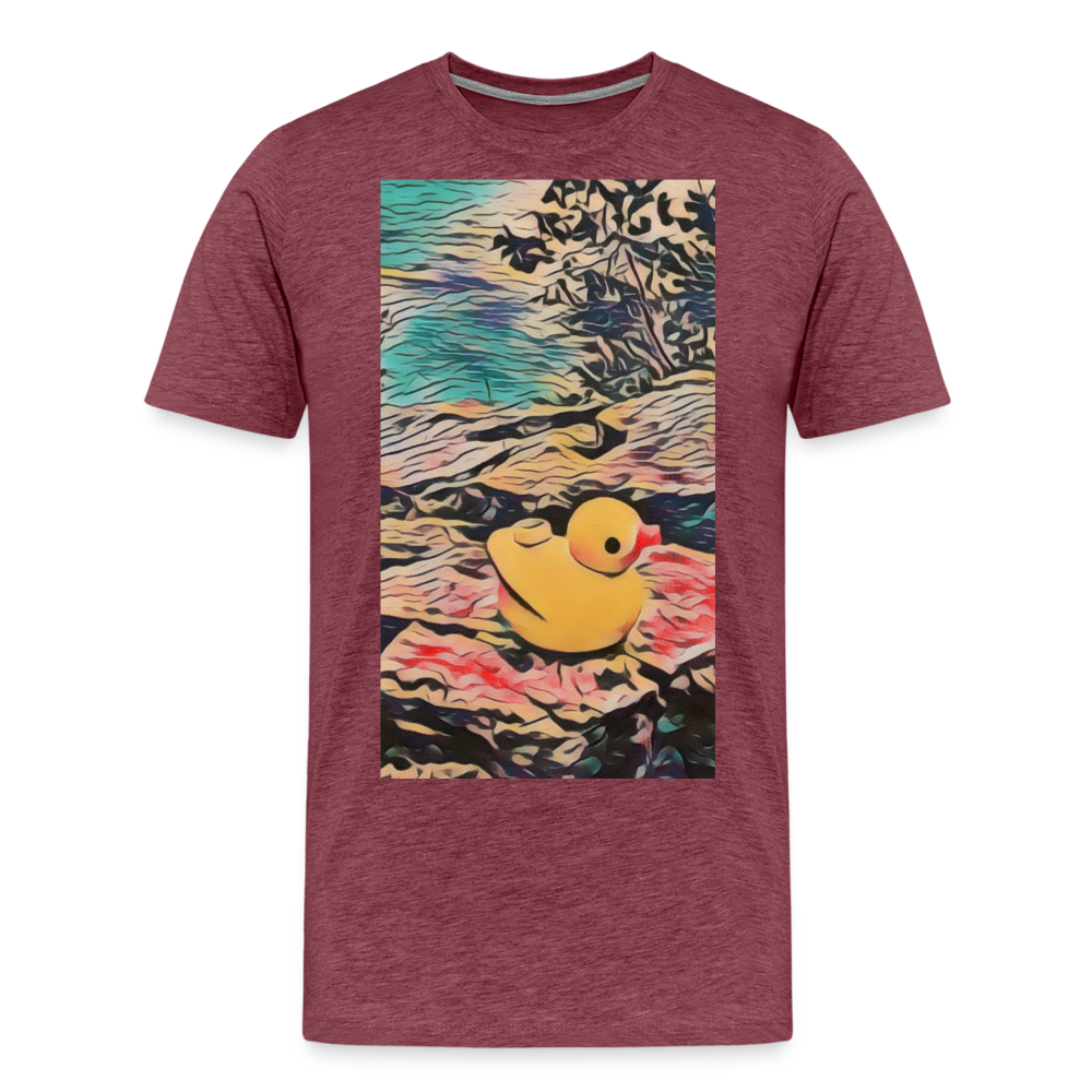 Qwakers Premium T-Shirt - heather burgundy