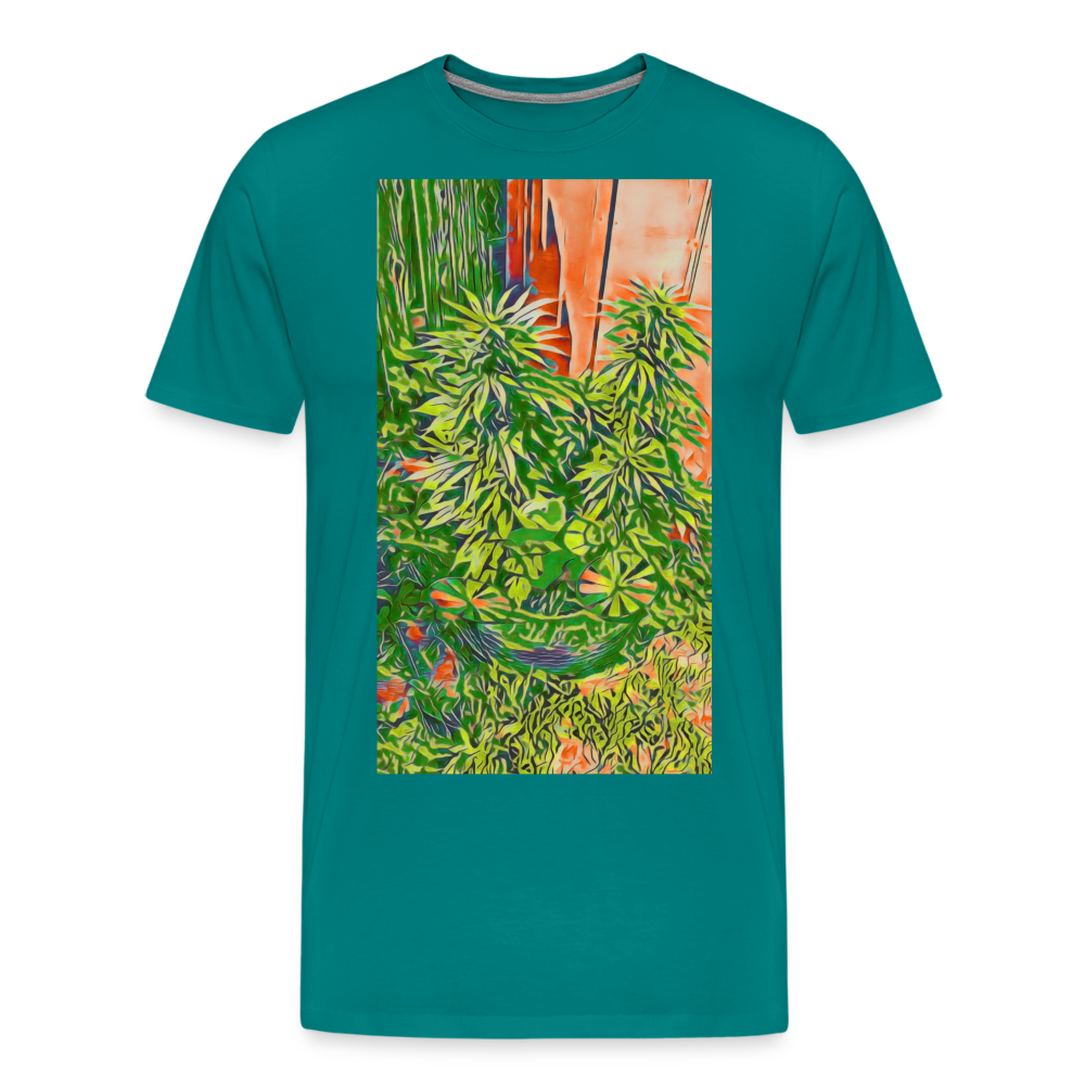 Pinwheel Premium T-Shirt - teal