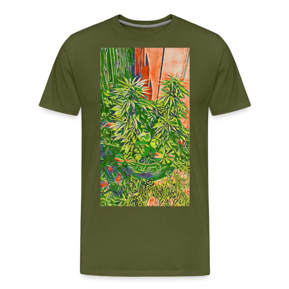 Pinwheel Premium T-Shirt - olive green