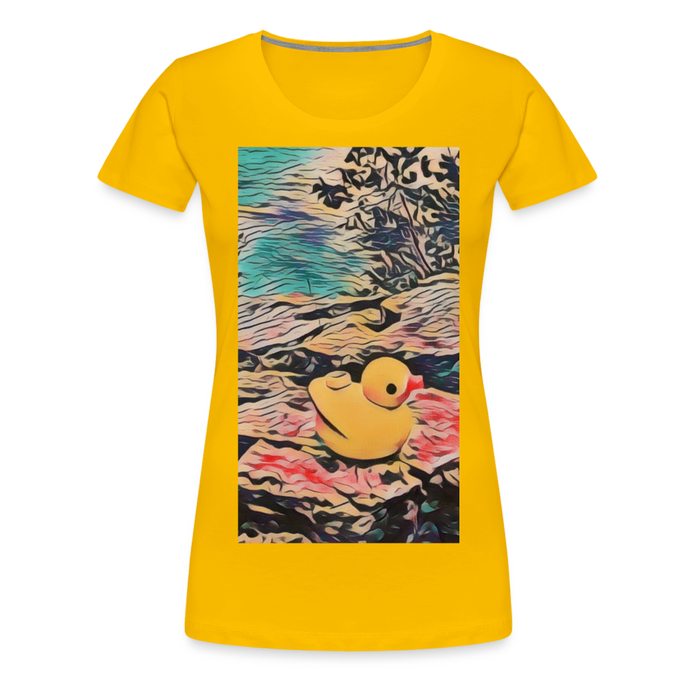 Women’s Qwakers Premium T-Shirt - sun yellow