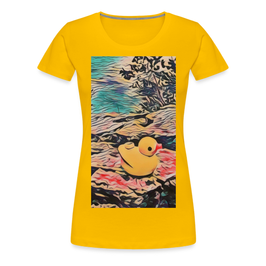 Women’s Qwakers Premium T-Shirt - sun yellow